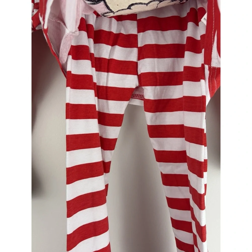 THE GRINCH Christmas Two Piece Set Ruffle Girls Size 5T